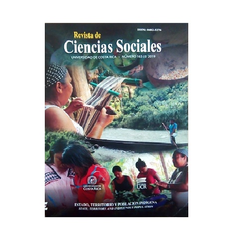 Revista de Ciencias Sociales. Nº 163 (I) 2019.