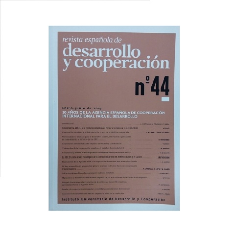 Revista española desarrollo y cooperación. Nº 44. Enero-Junio 2019.
